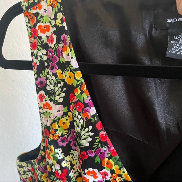 Spense woman’s midi dress 14 sleeveless summer floral fit flare runs smaller - Picture 10 of 10